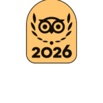 BOTB Badge + Travelers’ Choice Center Aligned White - L